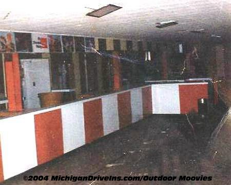 Starlite Drive-In Theatre - Starlite Inside Snackbar 1987 Courtesy Outdoor Moovies